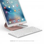 Elago P4 Stand - дизайнерска алуминиева поставка за iPad и таблети (розово злато) 6