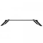 Macally Tempered Glass Monitor Stand - настолна стъклена поставка за монитори, MacBook и лаптопи 5