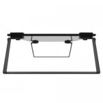 Macally Tempered Glass Monitor Stand - настолна стъклена поставка за монитори, MacBook и лаптопи 4