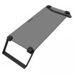 Macally Tempered Glass Monitor Stand - настолна стъклена поставка за монитори, MacBook и лаптопи 2