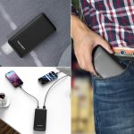 TeckNet iEP1010 10000mAh External Battery Power Bank - качествена външна батерия 10000mAh с USB-A и USB-C портове за зареждане на мобилни устройства (черен) 7
