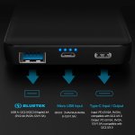 TeckNet iEP1010 10000mAh External Battery Power Bank - качествена външна батерия 10000mAh с USB-A и USB-C портове за зареждане на мобилни устройства (черен) 1