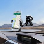 Long Neck One Touch Car Mount - разтягаща се поставка за кола и гладки повърхности за смартфони до 8.1 см. ширина 3