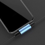 Baseus Double Lightning Adapter L46 - двоен Lightning адаптер за устройства с Lightning порт (син) 1