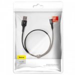 Baseus Halo USB-C Cable - кабел с въжена оплетка за устройства с USB-C порт (200 см) (черен) 1