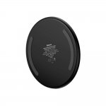 Baseus Simple Wireless Charger CJK01 - поставка (пад) за безжично зареждане с технология за бързо зареждане за Qi съвместими устройства (черен) 3
