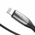 Baseus Horizontal Data Cable - Lightning USB кабел за iPhone, iPad и iPod с Lightning порт (50 см) (черен) 1