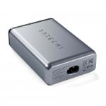 Satechi 75W Dual USB-C Multiport Travel Charger - захранване с два USB-C изхода (60W + 18W) и 2 x USB изхода за мобилни телефони, таблети и MacBook (сив) 2