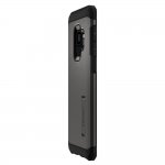 Spigen Tough Armor Case - хибриден кейс с най-висока степен на защита за Samsung Galaxy S9 (тъмносив) 2