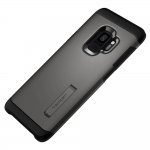 Spigen Tough Armor Case - хибриден кейс с най-висока степен на защита за Samsung Galaxy S9 (тъмносив) 5