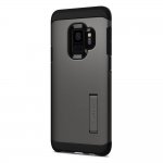 Spigen Tough Armor Case - хибриден кейс с най-висока степен на защита за Samsung Galaxy S9 (тъмносив) 1