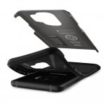 Spigen Tough Armor Case - хибриден кейс с най-висока степен на защита за Samsung Galaxy S9 (тъмносив) 7