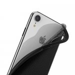 Spigen La Manon Classy Case - дизайнерски силиконов (TPU) кейс за iPhone XR (черен)  5