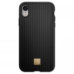 Spigen La Manon Classy Case - дизайнерски силиконов (TPU) кейс за iPhone XR (черен)  3