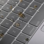 Moshi ClearGuard MB Air Keyboard Protector - силиконов протектор за клавиатурата на MacBook Air 13 (2018) (прозрачен) (EU layout) 4