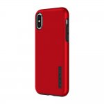 Incipio DualPro Case - удароустойчив хибриден кейс за iPhone XS, iPhone X (червен) 1