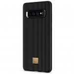 Spigen La Manon Classy Case - дизайнерски силиконов (TPU) кейс за Samsung Galaxy S10 (черен)  2