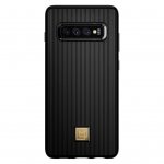 Spigen La Manon Classy Case - дизайнерски силиконов (TPU) кейс за Samsung Galaxy S10 Plus (черен)  1
