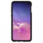 Spigen Liquid Air Case - тънък качествен термополиуретанов кейс за Samsung Galaxy S10E (черен)  3