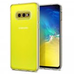 Spigen Liquid Crystal Case - тънък качествен слииконов (TPU) калъф за Samsung Galaxy S10E (прозрачен)  10