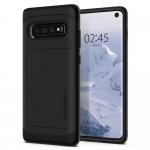 Spigen Slim Armor CS Case - хибриден кейс с отделение за кр. карти и най-висока степен на защита за Samsung Galaxy S10 (черен) 5