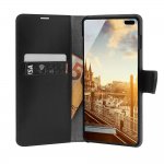 JT Berlin BookCase Kreuzberg Case - хоризонтален кожен (естествена кожа) калъф тип портфейл за Samsung Galaxy S10 Plus (черен) 2