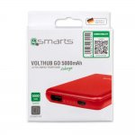4smarts Power Bank VoltHub Go 5000 mAh - външна батерия с USB изход (червен) 4