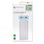 4smarts Power Bank VoltHub Go 20000 mAh - външна батерия с 2 USB изхода (бял) 4