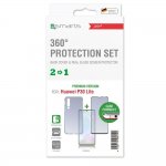 4smarts 360° Case Friendly Premium Protection Set - тънък силиконов кейс и стъклено защитно покритие за дисплея на Huawei P30 Lite (прозрачен) 2