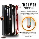 Urban Armor Gear Monarch - удароустойчив хибриден кейс за Samsung Galaxy S10E (червен) 3