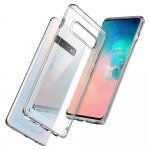 Spigen Ultra Hybrid Case - хибриден кейс с висока степен на защита за Samsung Galaxy S10 (прозрачен) 4