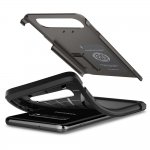 Spigen Tough Armor Case - хибриден кейс с най-висока степен на защита за Samsung Galaxy S10 (сив) 2