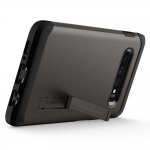 Spigen Tough Armor Case - хибриден кейс с най-висока степен на защита за Samsung Galaxy S10 (сив) 1