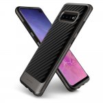 Spigen Neo Hybrid Case - хибриден кейс с висока степен на защита за Samsung Galaxy S10 Plus (черен-сив) 2