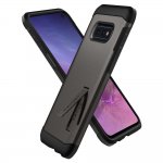 Spigen Tough Armor Case - хибриден кейс с най-висока степен на защита за Samsung Galaxy S10E (сив) 4