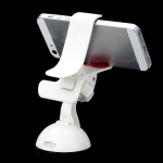 Clip Car Holder - универсална поставка за стъклото на кола за смартфони до 10 см ширина (бяла) 5