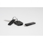 Bluelounge Kii Lightning Keychain Cable - портативен кабел тип ключодържател за iPhone, iPad, iPod и Apple Продукти с Lightning (черен) 3