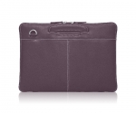 Urbano Genuine Premium Cowhide Brief - кожена чанта (естествена кожа) за MacBook Pro 15 и лаптопи до 15 ин. (лилав) 2