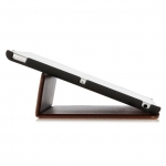 Knomo iPad Air, iPad 5 (2017) Folio - кожен кейс и поставка за iPad Air, iPad 5 (2017) (кафяв) 5