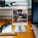 TwelveSouth HiRise - алуминиева повдигаща поставка за iPhone и iPad (сребриста) 3