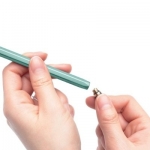 Elago Stylus Pen Hexa - алуминиева писалка за iPhone, iPad и капацитивни дисплеи (светлосин) 2