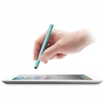 Elago Stylus Pen Hexa - алуминиева писалка за iPhone, iPad и капацитивни дисплеи (светлосин) 1