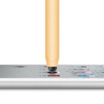 Elago Stylus Pen Grip - алуминиева писалка за iPhone, iPad и капацитивни дисплеи (златист) 2