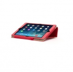 Griffin Back Bay Folio - кожен калъф с поставка за iPad Air, iPad 5 (2017) (червен) 2