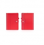 Griffin Back Bay Folio - кожен калъф с поставка за iPad Air, iPad 5 (2017) (червен) 1