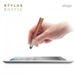 Elago Stylus Pen Rustic - дървена писалка за iPhone, iPad, iPod и капацитивни дисплеи (лешник) 2