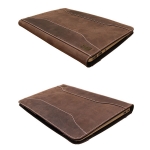 Urbano Leather Folder Case - кожен калъф (естествена кожа) за MacBook Air 13 (светлокафяв) 2