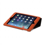 Tunewear LeatherLook Classic - кожен калъф и поставка за iPad Air, iPad 5 (2017) (кафяв) 1