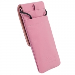 Krusell Dalby Mobile Case - кожен калъф за iPhone 8, iPhone 7, iPhone 6S/5/5S/4/4S, Nexus 5, Galaxy S4 mini, HTC One X, LG G2 и др. (розов) 1