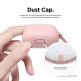 Elago Airpods Skinny Silicone Hang Case - тънък силиконов калъф с карабинер за Apple Airpods и Apple Airpods 2 with Wireless Charging Case (розов)  3